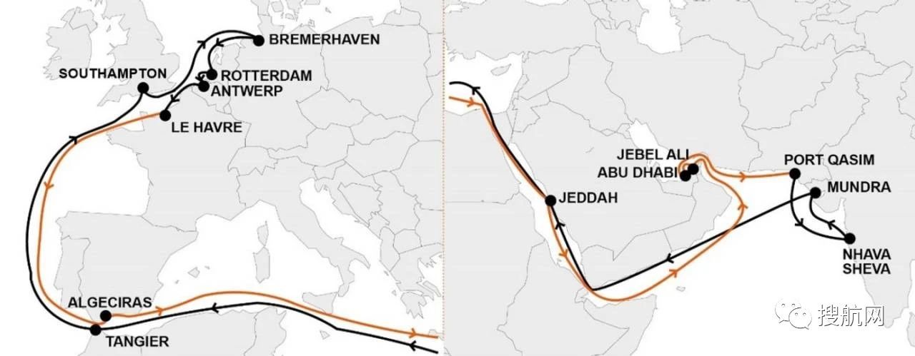 最新!THE聯盟、中遠、達飛集團宣布1月航線調整及新停航計劃