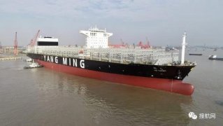 節前出貨忙，陽明提前接收一艘萬TEU箱船部署在跨太平洋航線上