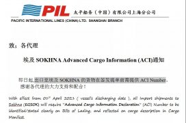 近期船公司新規-費用-航線等通知【3月更新】