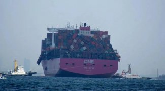 歷時98天，丟失1816個集裝箱的“ONE APUS”輪今日復航，駛往長灘