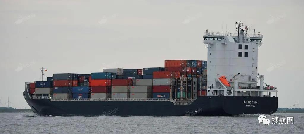 事故丨一艘貨船丟失5個集裝箱，甲板上部分集裝箱倒塌