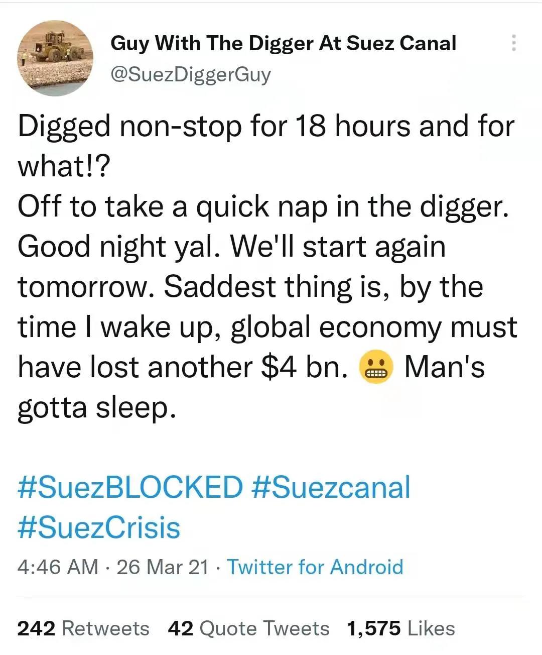 長賜號再回蘇伊士運河，網友評論更精彩 