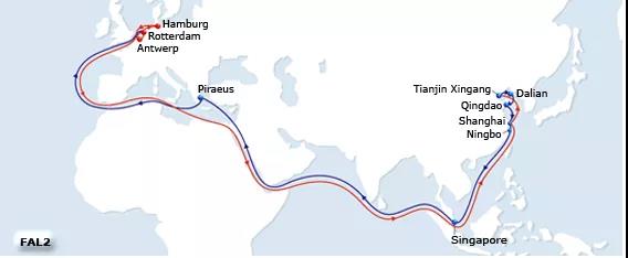 事故!一艘上海寧波青島大連去往歐洲的超大型集裝箱船途中遇困