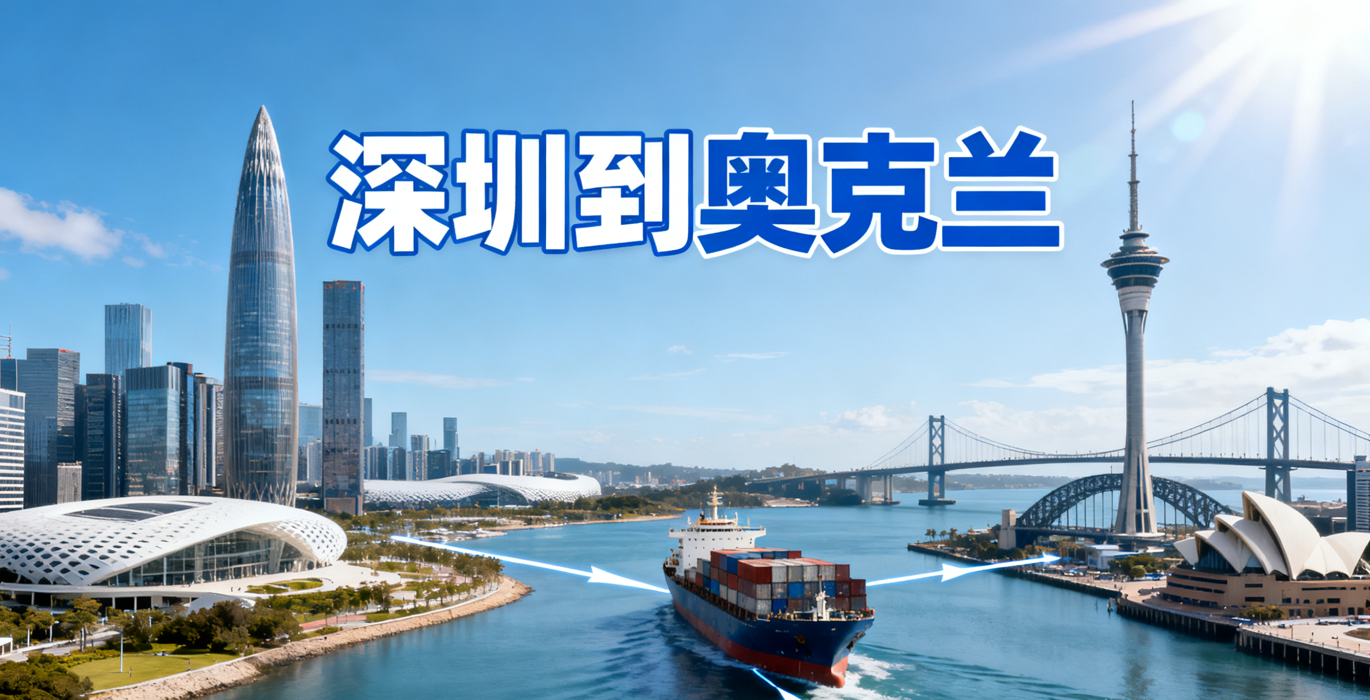 深圳到奧克蘭運輸如何選?時效與成本哪個更重要?