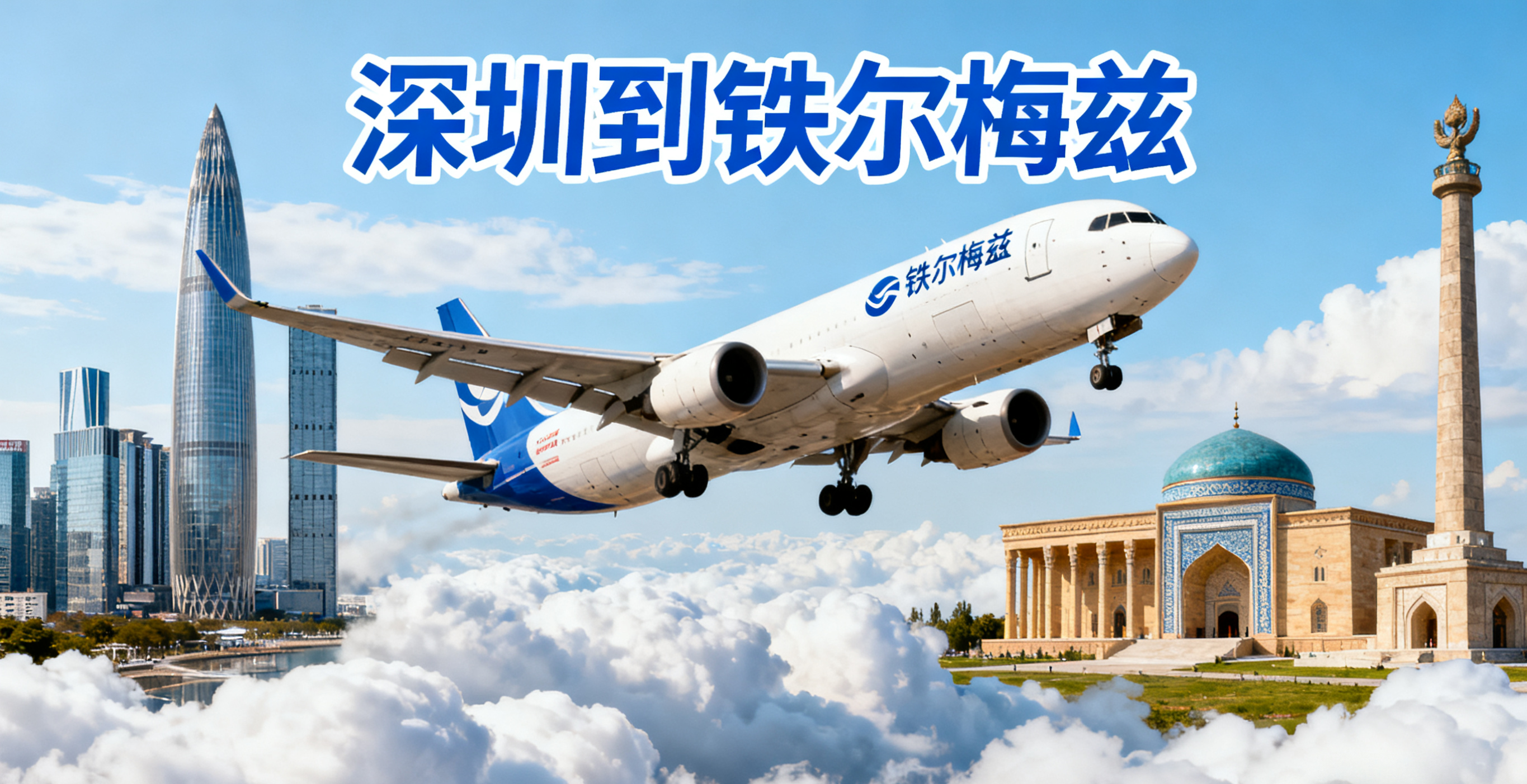 深圳到鐵爾梅茲的典型空運路線與時效如何?