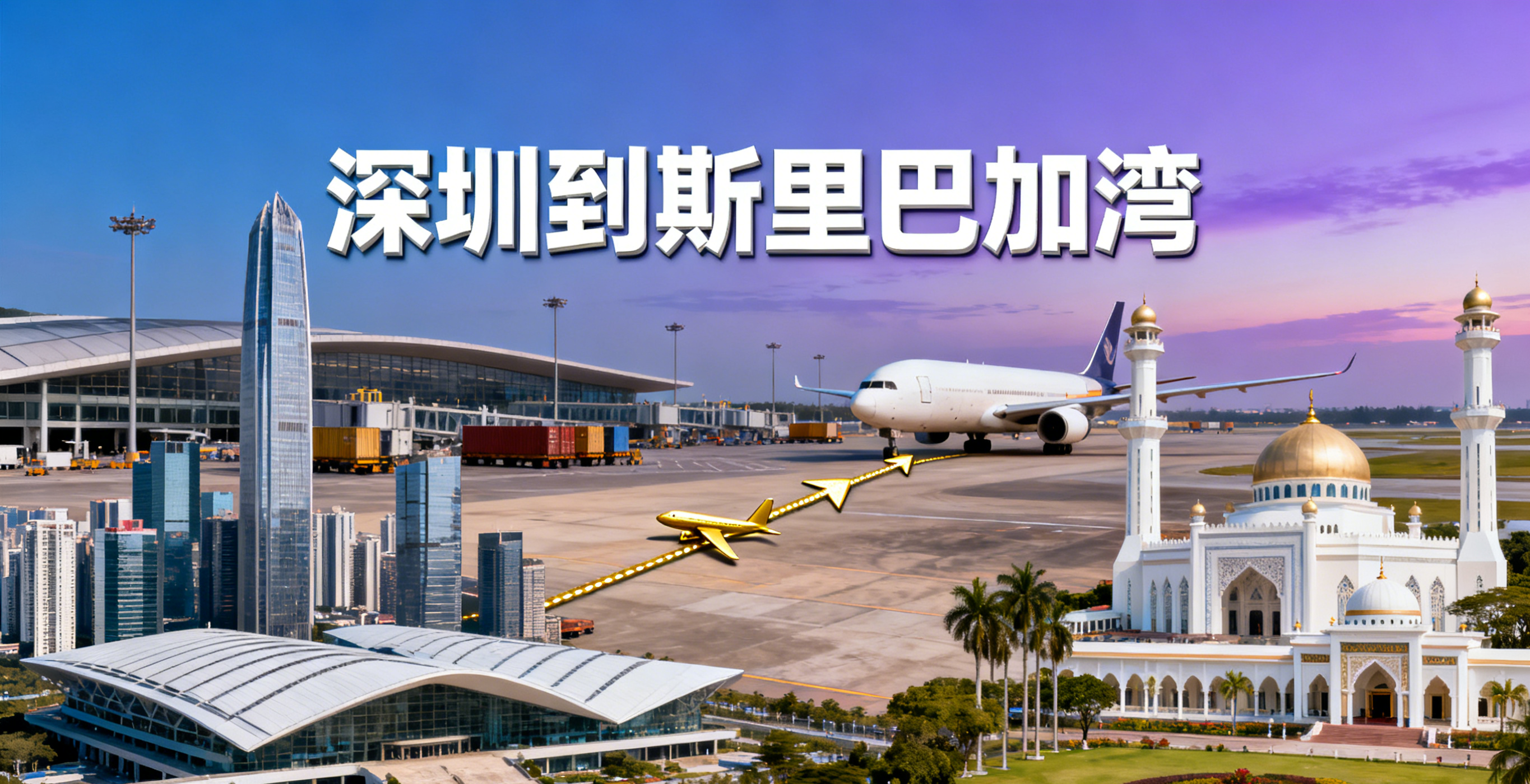 深圳到斯里巴加灣空運通常需要多久?