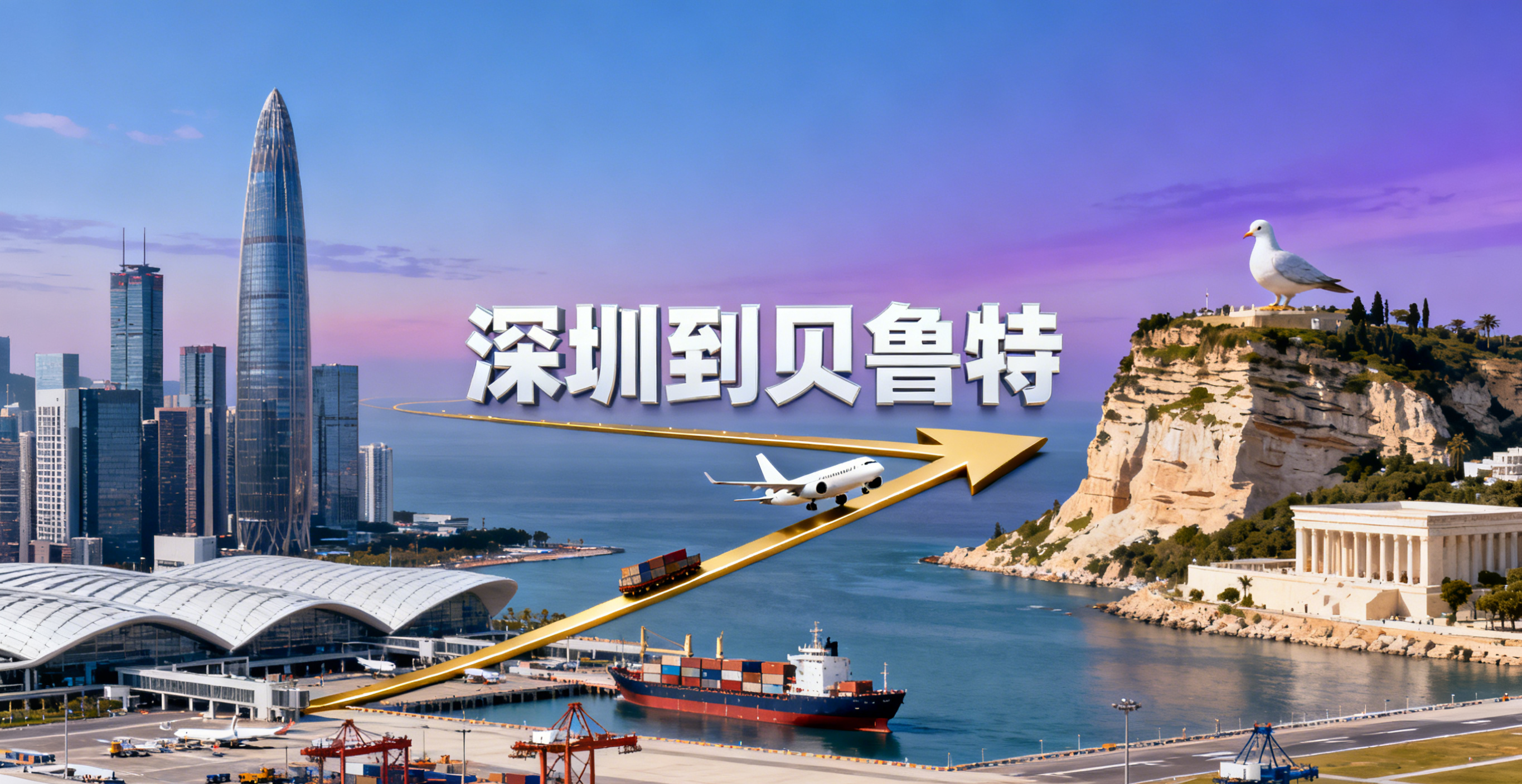 深圳到貝魯特有哪些運輸方式?各自優劣如何?