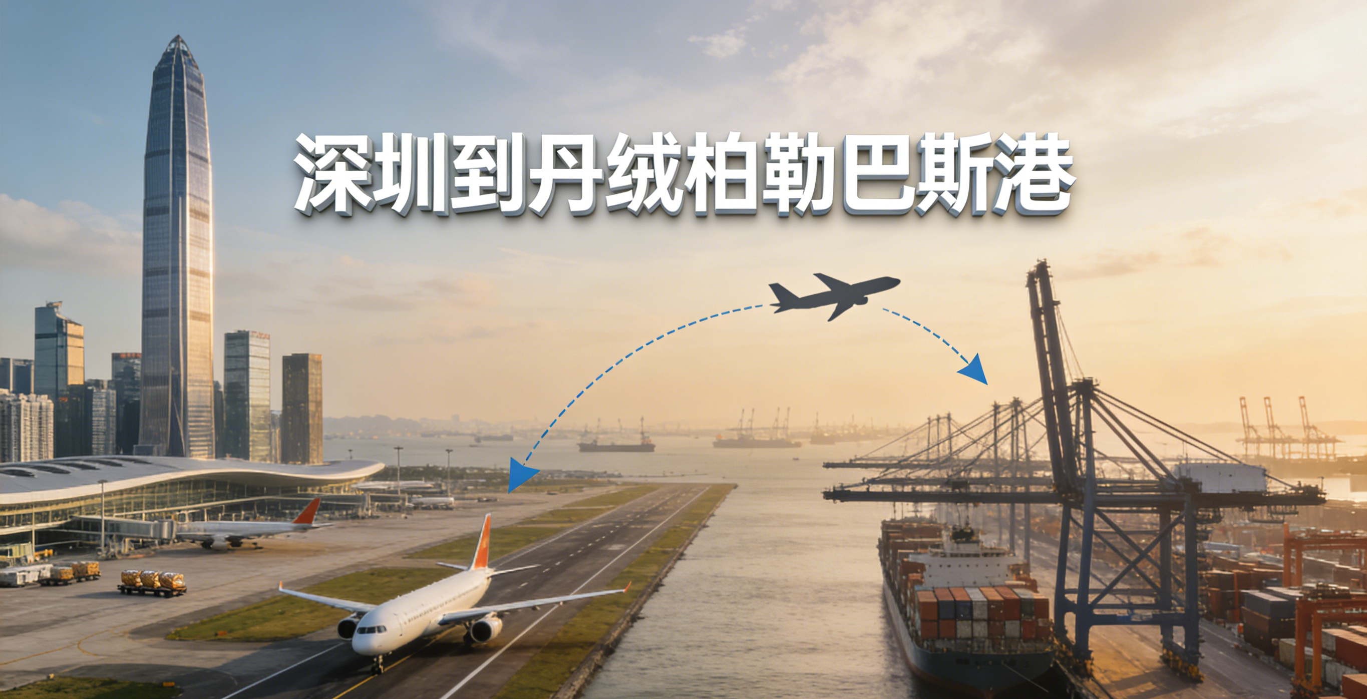 深圳到丹絨柏勒巴斯港空運成本由哪些部分構成?