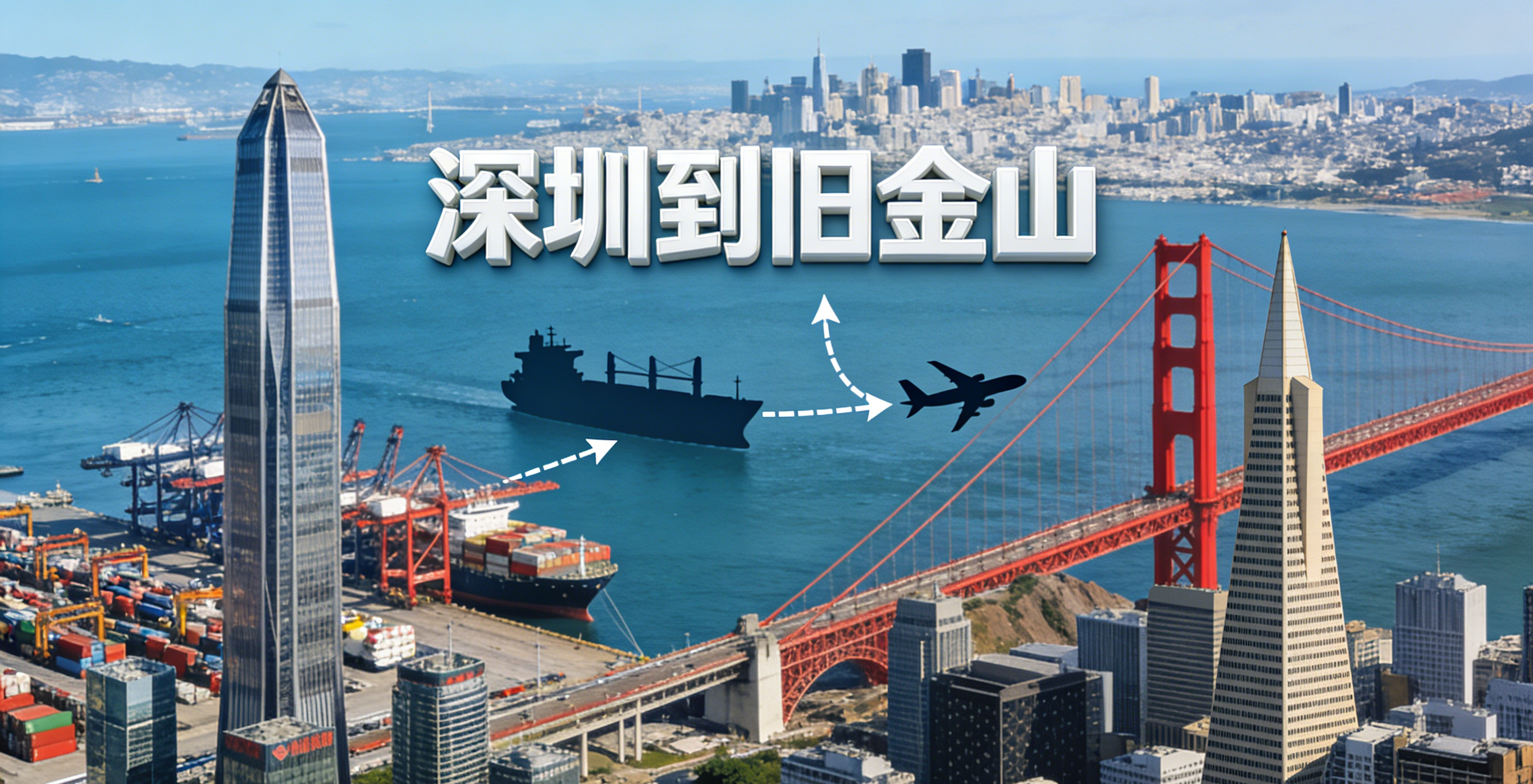 深圳到舊金山可以選擇哪些運輸方式？